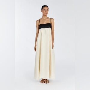 DISSH Elena Buttermilk Linen Dress